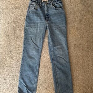 Abercrombie & Fitch Light Blue High-Rise Jeans